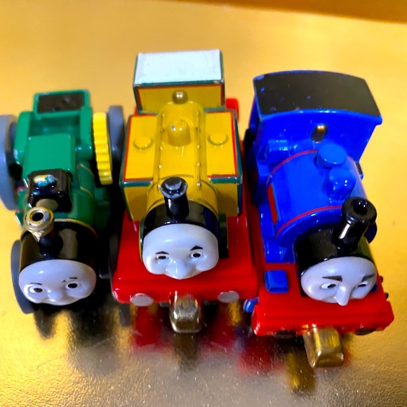 THOMAS AND FRIENDS DIE CAST VTG 2008 STEPNEY #55 & SIR HANDEL #3 & 2002 TREVOR - Picture 5 of 16